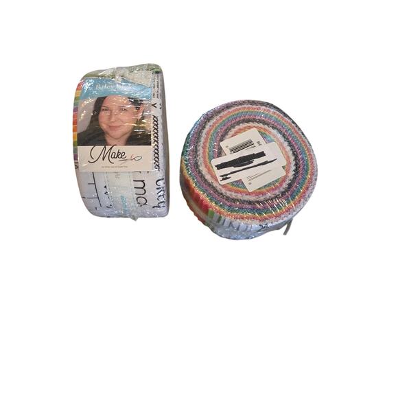 Riley Blake Designs Kristy Lea Make Rolie Polie 40 2.5-inch Jelly Roll Bundle - Picture 3 of 5